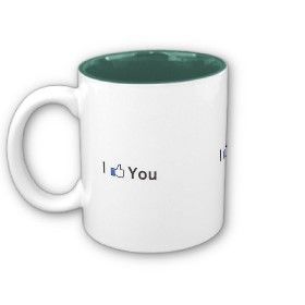 Caneca em dois tons - I like You