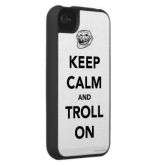 Capa dura Speck Fitted para iPhone 4/4S - KeepCalm Trollface