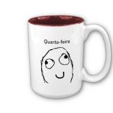 Caneca em dois tons - Quarta-feira