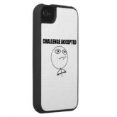 Capa dura Speck Fitted para iPhone 4/4S - Challenge Accepted