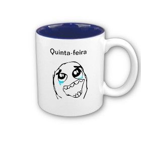 Caneca em dois tons - Quinta-feira