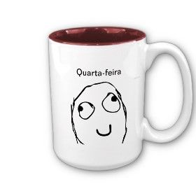Caneca em dois tons - Quarta-feira