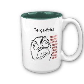 Caneca em dois tons - Terça-feira